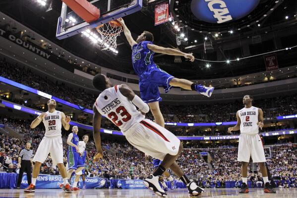 College sales basketball dunks